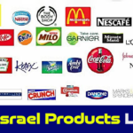List of Israeli Products in Pakistan